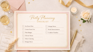 The Ultimate Party Planning Checklist: Steps Every Host Should Follow